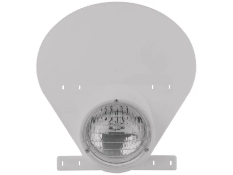 Far vintage moto "PRESTON PETTY" halogen POLISPORT- Alb | 8667500003