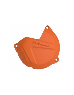 Protectie capac ambreiaj POLISPORT - KTM XCF/SXF 250/350 13-15, EXCF/XCW `12-`16 Husqvarna FC 250/350 14-15, FE250/350 14-16 - Portocaliu
