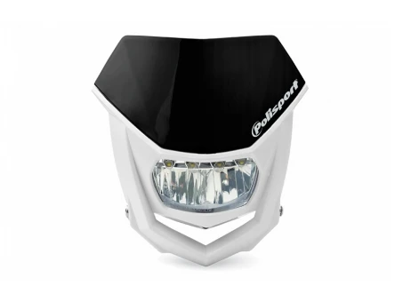 Far moto POLISPORT MODEL HALO LED (led 12V) - Negru/Alb | 8667100002