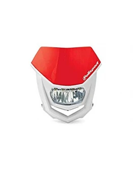Far moto POLISPORT MODEL HALO LED (led 12V) - Rosu