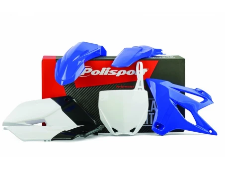 Kit plastice POLISPORT - YAMAHA YZ - Albastru Alb