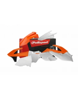 Kit plastice POLISPORT - KTM SX/SX-F '16-'1 - Alb Portocaliu