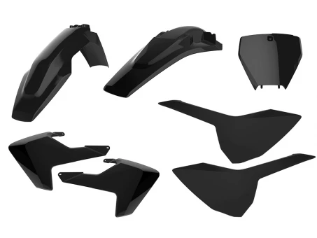 Kit plastice POLISPORT - Husqvarna TC/FC '16-'1 - Negru