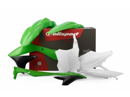 Kit plastice POLISPORT - KAWASAKI KX 450F '16  Alb