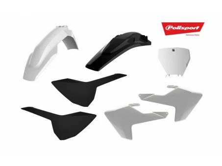Kit plastice POLISPORT - Husqvarna TC/FC '16-'1 - Negru Alb