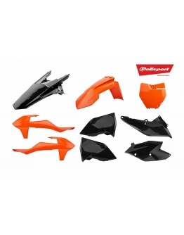 Kit plastice POLISPORT - KTM SX/SX-F '16-'1 - Negru Portocaliu