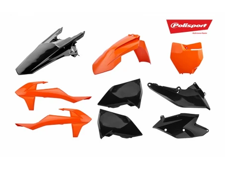 Kit plastice POLISPORT - KTM SX/SX-F '16-'1 - Negru Portocaliu