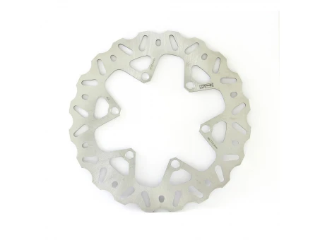 PROX TARCZA HAMULCOWA PRZÓD KAWASAKI KX 80 84-00, KX 85 01-17, KX 100 06-17 (220X96X3) WAVE | 37.BD14101