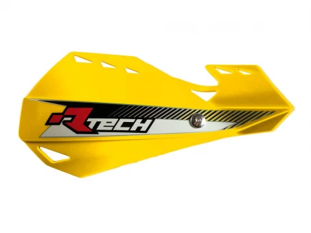Set Handguard Racetech (RTech) Dual EVO Cu Prindere pe Ghidon - Galben