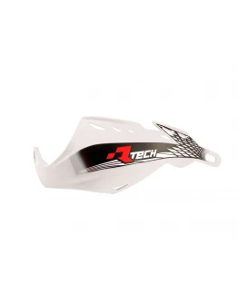 Set Handguard Racetech (RTech) Gladiator Easy Cu Prinderi Ghidon de 22.2 mm și 28.6 mm - Alb	