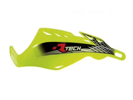 Set Handguard Racetech (RTech) Gladiator Easy Cu Prinderi Ghidon de 22.2 mm și 28.6 mm - Galben fluo