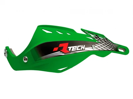 Set Handguard Racetech (RTech) Gladiator Easy Cu Prinderi Ghidon de 22.2 mm și 28.6 mm - Verde