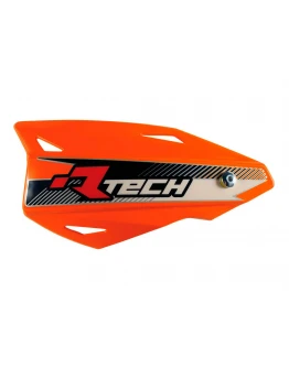 Set Handguard Racetech (RTech) Vertigo Cross/Enduro Cu Prindere pe Ghidon - Portocaliu