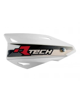 Set Handguard Racetech (RTech) Vertigo Cross/Enduro Cu Prindere pe Ghidon - Alb