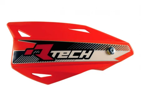 Set Handguard Racetech (RTech) Vertigo Cross/Enduro Cu Prindere pe Ghidon - Rosu