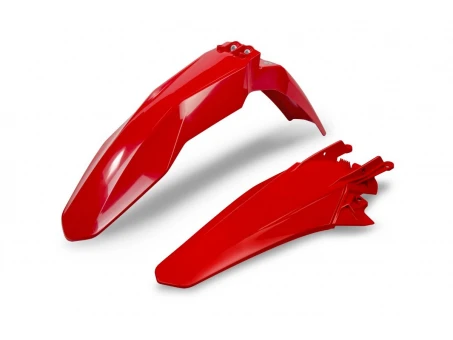 Set aripa fata spate UFO GAS GAS MC 125/MC-F/EX-F 250/EX 300/ EX-F 350/MC-F/EX-F 450 21-22, culoare Rosu (GG07124062, GG07125062) | GGFK702062