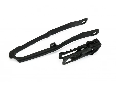 Set patina si ghidaj lant UFO HONDA CRF 250R/RX 18-21, CRF 450R/RX 17-18, culoare Negru | HO04690001