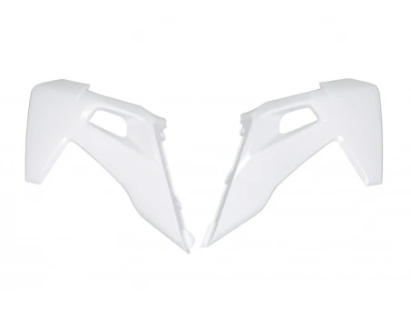 Protectie radiator UFO HUSQVARNA TC 125/250, FC 250/350/450 19-21, TE 150/250/300, TX 250/300, FE 250/350/450/501 20-21, culoare Alb | HU03390040