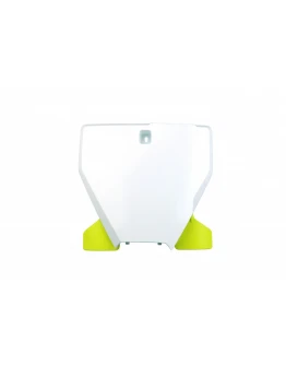 Placa numar start UFO cu extensie HUSQVARNA TC 125/250, FC 250/350/450 '19-21, culoare Alb '20-21