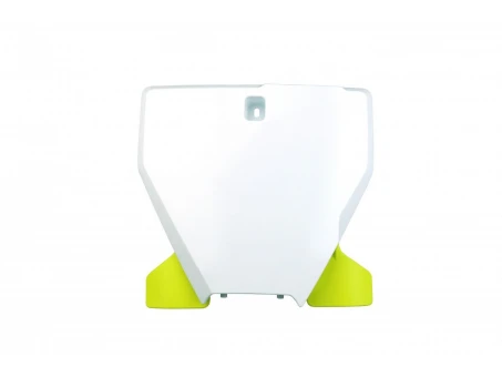 Placa numar start UFO cu extensie HUSQVARNA TC 125/250, FC 250/350/450 19-21, culoare Alb 20-21 | HU03395040