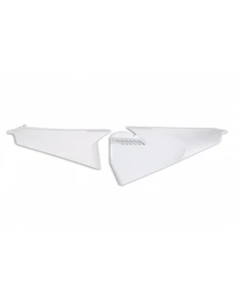 Carene laterale UFO HUSQVARNA TC 125/250, FC 250/350/450 '19-21, TE 150/250/300, TX 250/300, FE 250/350/450/501 '20-21, culoare Alb