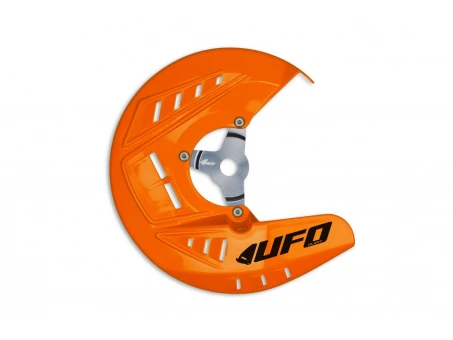 Protectie disc frana fata UFO KTM SX 125/150/250, EXC 125/200/250/300, SX-F/EXC-F 250/350/450 10-14, EXC-F 500 11-14, culoare Portocaliu | KT04068127