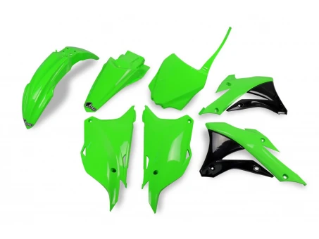 Kit complet plastice UFO KAWASAKI KX 85 14-21 culoare OEM 20 (Verde) (KA222E999K) | KAKIT222999K