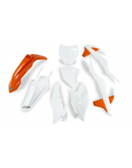 Kit complet plastice UFO KTM SX 85 '18-'23 culoare OEM '20 (Portocaliu/Alb) (KT519E999X)
