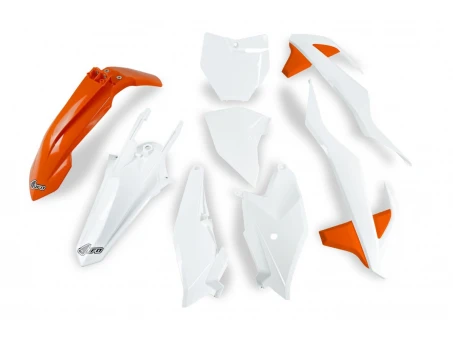 Kit complet plastice UFO KTM SX 85 18-23 culoare OEM 20 (Portocaliu/Alb) (KT519E999X) | KTKIT519999X