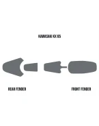TWIN AIR OKLEINA PRZECIWBŁOTNA KAWASAKI KX 65 00-21 (MUD DEFLECTOR FOAM) | 177767102