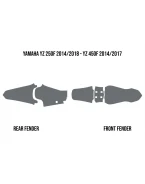 TWIN AIR OKLEINA PRZECIWBŁOTNA YAMAHA YZ 250F 14-18, YZ 450F 14-18 (MUD DEFLECTOR FOAM) | 177767200