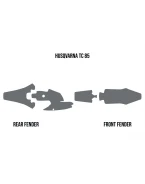 TWIN AIR OKLEINA PRZECIWBŁOTNA HUSQVARNA TC 85 18-22 (MUD DEFLECTOR FOAM) | 177767504