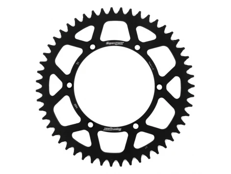 Pinion spate SUPERSPROX Aluminiu 7075-T6 (ERGAL) 489 51 KAWASAKI KX/KXF 84-18 (JTR460.51) Culoare Negru | RAL-460:51-BLK