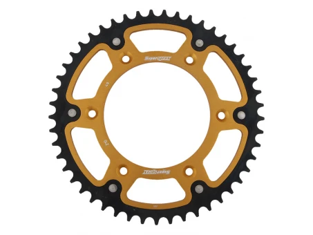 Pinion spate SUPERSPROX 289 49 STEALTH Aluminiu/Otel HONDA CR/CRF/XR 83-16 (JTR210.49) Culoare Auriu | RST-210:49-GLD