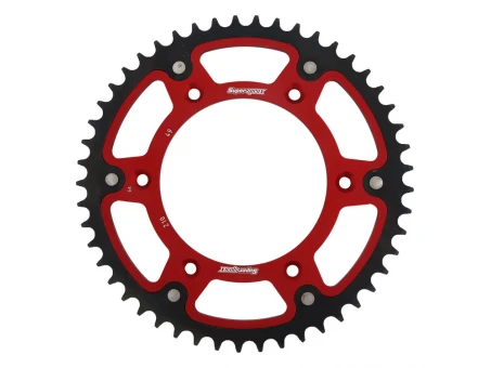 Pinion spate SUPERSPROX 289 50 STEALTH Aluminiu/Otel HONDA CR/CRF/XR 83-16 (JTR210.50) Culoare Rosu | RST-210:50-RED