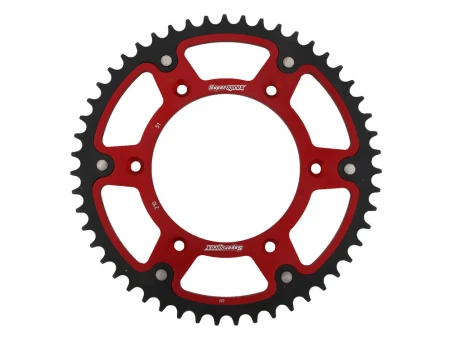 Pinion spate SUPERSPROX 289 51 STEALTH Aluminiu/Otel HONDA CR/CRF 83-16 (JTR210.51) Culoare Rosu | RST-210:51-RED