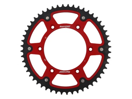 Pinion spate SUPERSPROX 289 52 STEALTH Aluminiu/Otel HONDA CR/CRF 83-16 (JTR210.52) Culoare Rosu | RST-210:52-RED