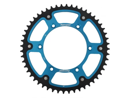 Pinion spate SUPERSPROX 270 52 STEALTH Aluminiu/Otel YAMAHA YZ/YZF 99-18 (JTR251.52) (JTR245/2.52) Culoare Albastru | RST-245:52-BLU