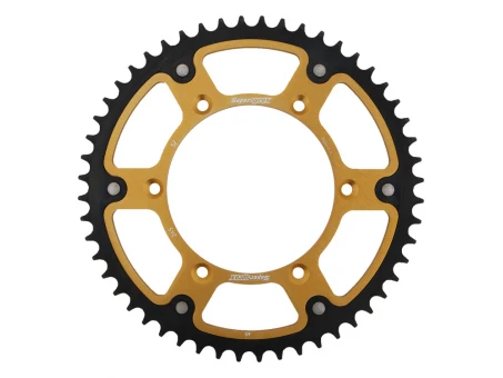 Pinion spate SUPERSPROX 270 52 STEALTH Aluminiu/Otel YAMAHA YZ/YZF 99-18 (JTR251.52) (JTR245/2.52) Culoare Auriu | RST-245:52-GLD
