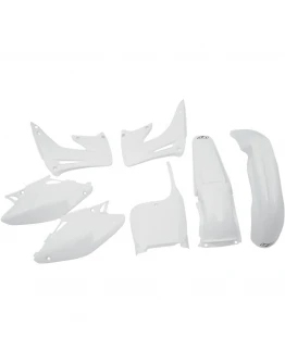 Kit complet plastice UFO HONDA CR 125/250 '02-'03 culoare Alb (HO101E041)