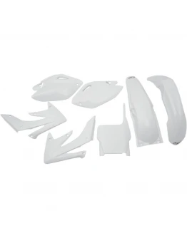 Kit complet plastice UFO HONDA CRF 250R '04-'05 culoare Alb (HO104E041)