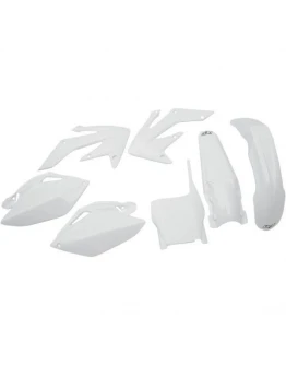 Kit complet plastice UFO HONDA CRF 250R '06-'07 culoare Alb (HO105E041)