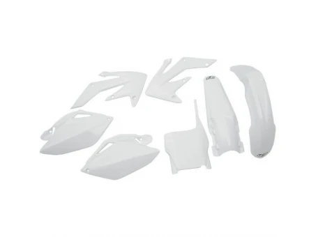 Kit complet plastice UFO HONDA CRF 250R 06-07 culoare Alb (HO105E041) | HOKIT105041