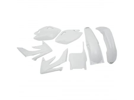 Kit complet plastice UFO HONDA CRF 450 R 04 culoare Alb (HO107E041) | HOKIT107041
