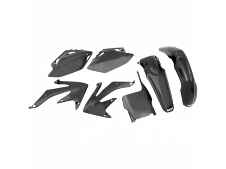 Kit complet plastice UFO HONDA CRF 450 R 07 culoare Negru (HO110E001) | HOKIT110001