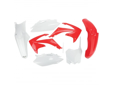 Kit complet plastice UFO HONDA CRF 450 R 09-10, CRF 250 10 culoare OEM (Rosu/Alb) (HO113E999) | HOKIT113999
