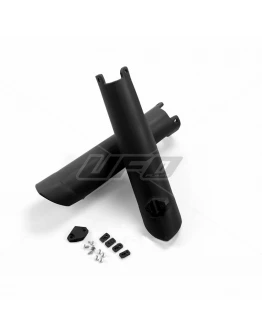 Protectie suspensie fata UFO HUSQVARNA TC/FC 125/250/300/310/350/450 '15-18, TE/TX/ 125/250/300/310, FE 250/350/450/501 '16-18 culoare Negru
