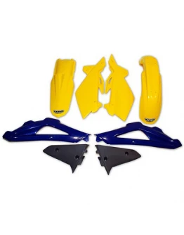 Kit complet plastice UFO HUSQVARNA TC 125/250 '05-07 culoare OEM (Galben/Albastru/ Gri) (HU602E999)