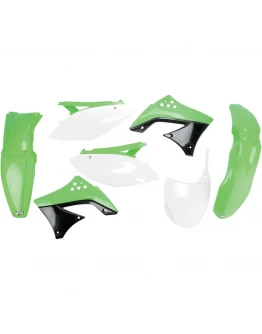 Kit complet plastice UFO KAWASAKI KXF 450 '09-'11 culoare OEM '09 (Verde/Negru) (KA213E999)