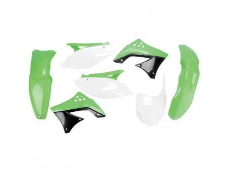 Kit complet plastice UFO KAWASAKI KXF 450 09-11 culoare OEM 09 (Verde/Negru) (KA213E999) | KAKIT213999